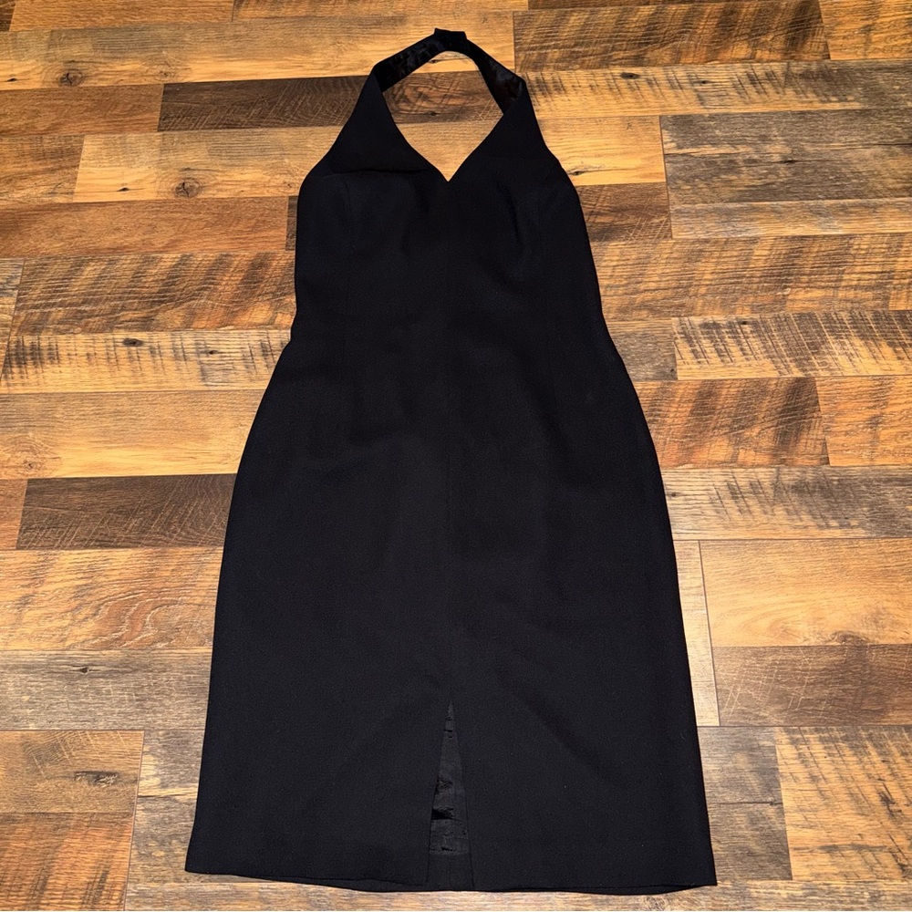 Liz Claiborne Black Halter Dress